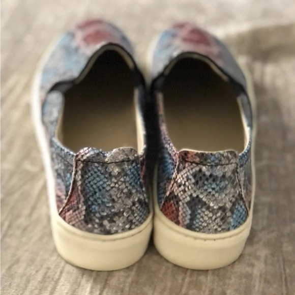 The Flexx size 9.5 blue & pink platform Python platform slip on sneaker leather - Picture 4 of 11